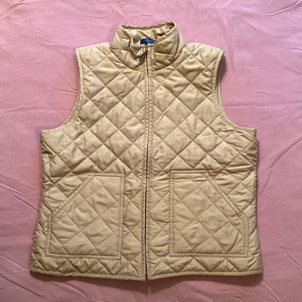 Quilted Vest by Chaps Women’s Petite Large